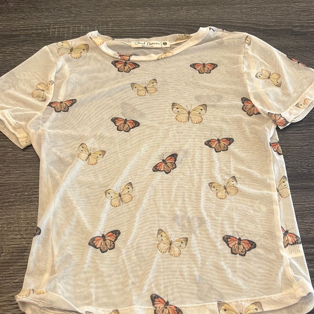 mesh crop top